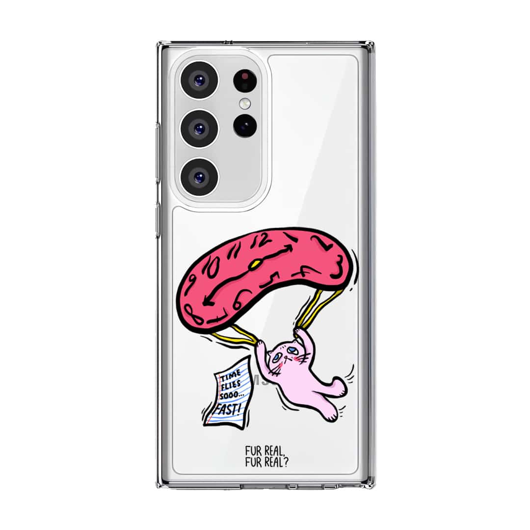 Time Flies artist phone case by Fur Real, Fur Real? — GALADO