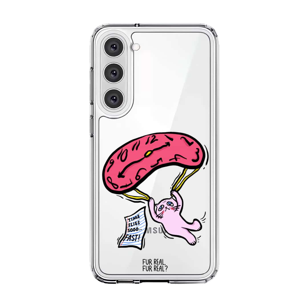 Time Flies artist phone case by Fur Real, Fur Real? — GALADO
