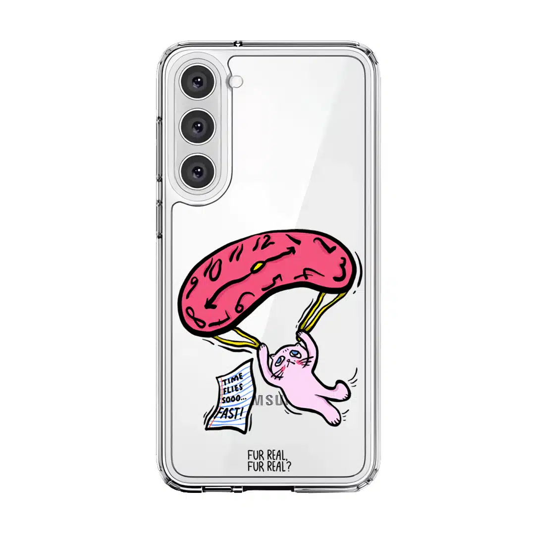 Time Flies artist phone case by Fur Real, Fur Real? — GALADO