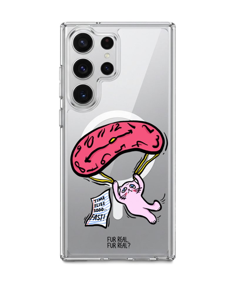 Time Flies artist phone case by Fur Real, Fur Real? — GALADO