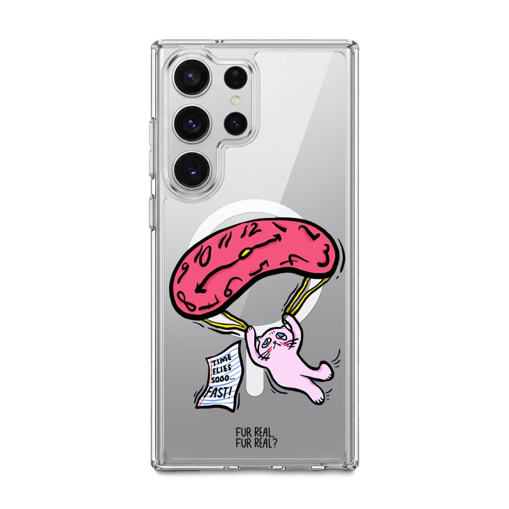 Time Flies artist phone case by Fur Real, Fur Real? — GALADO
