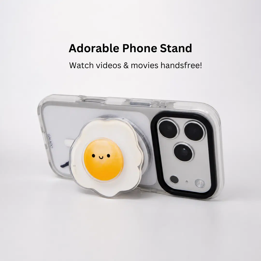 Silly Egg MagSafe Phone Grip — close-up detail
