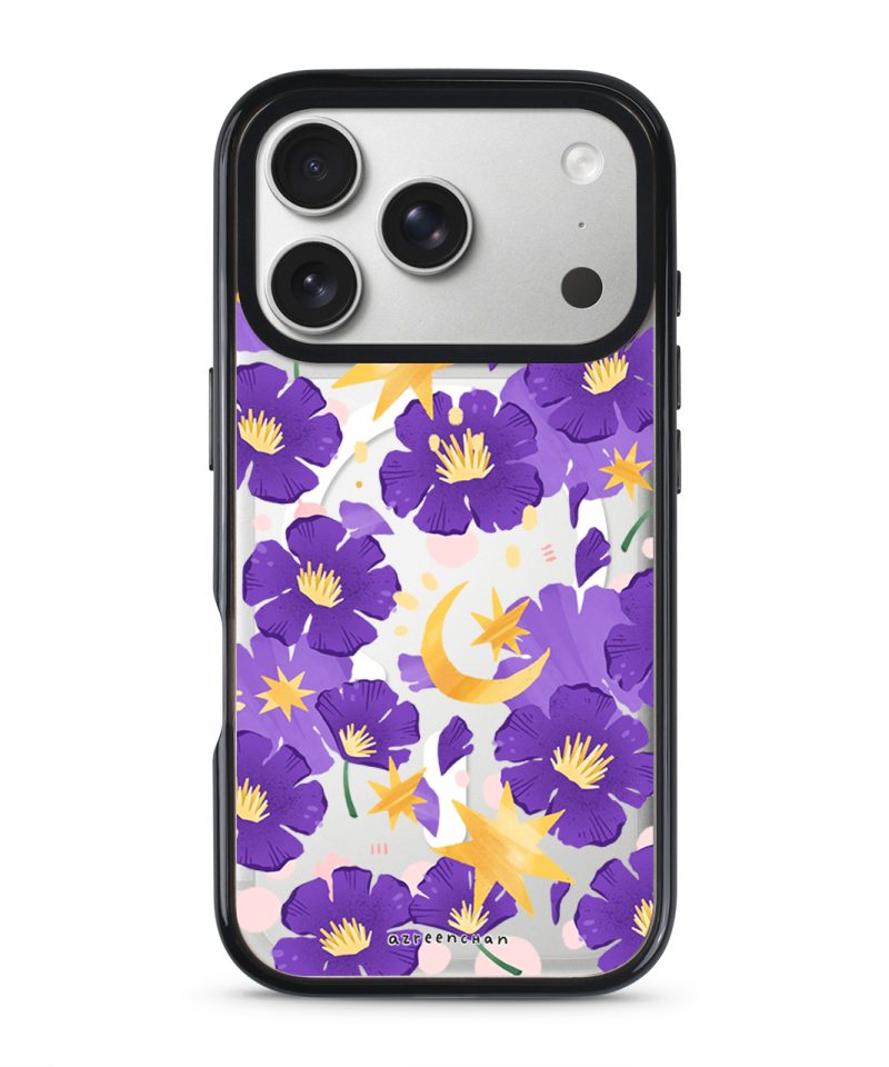 AzreenChan Purple Bloom phone case - GALADO Malaysia