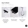 Mini Luxe (Midnight) Phone Charm — angle view