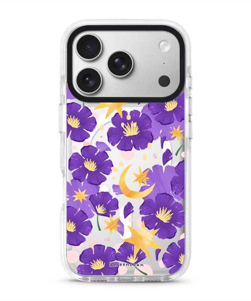 AzreenChan Purple Bloom phone case - GALADO Malaysia