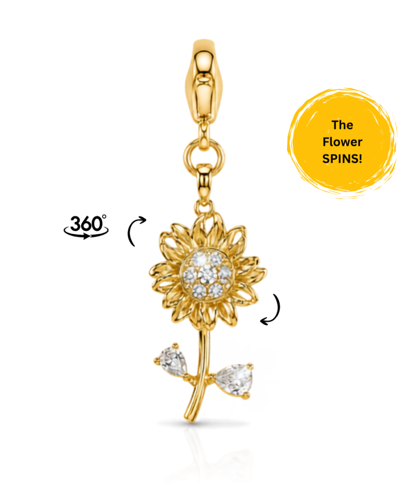 Clip-On Charm (360 Sunflower)