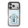 Goal Fever Argentina jersey phone case - personalise with name and number (iPhone17-Pro-Silver)