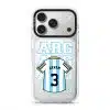 Goal Fever Argentina jersey phone case - personalise with name and number (iPhone17-Pro-WhiteCase)