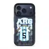 Goal Fever Argentina jersey phone case - personalise with name and number (iPhone17-Pro-DeepBlue)