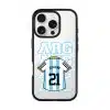 Goal Fever Argentina jersey phone case - personalise with name and number (iPhone16 Pro-front)