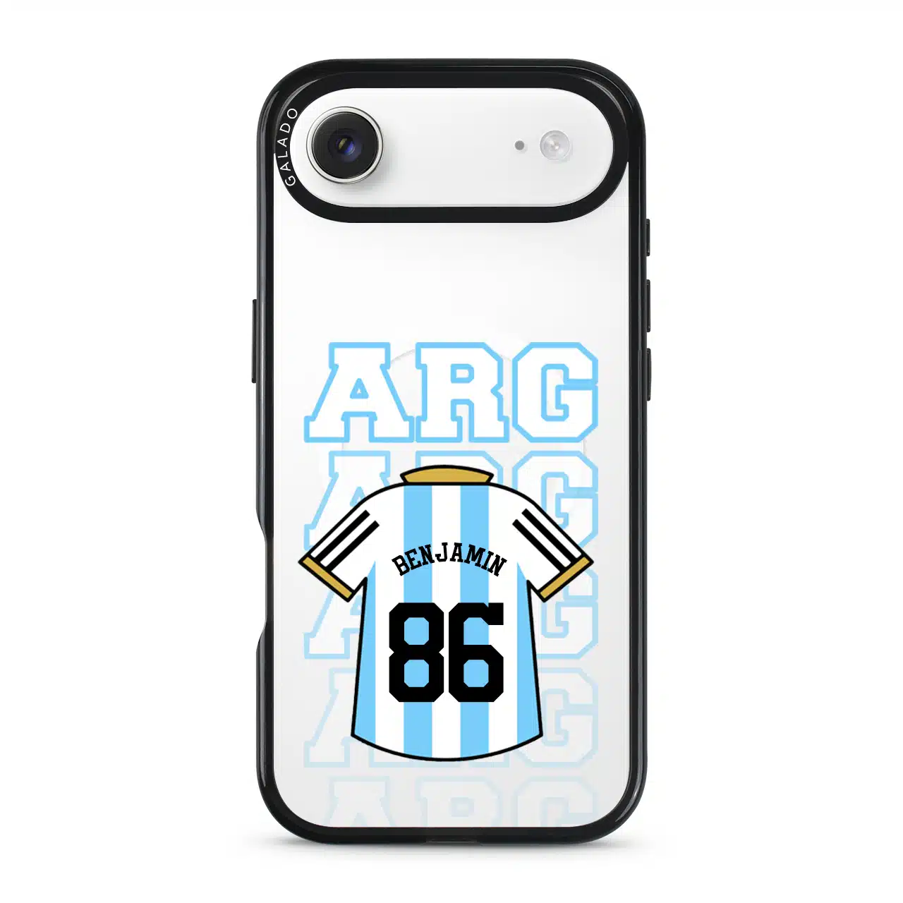 Goal Fever Argentina jersey phone case - personalise with name and number (iPhone-Air-Front)