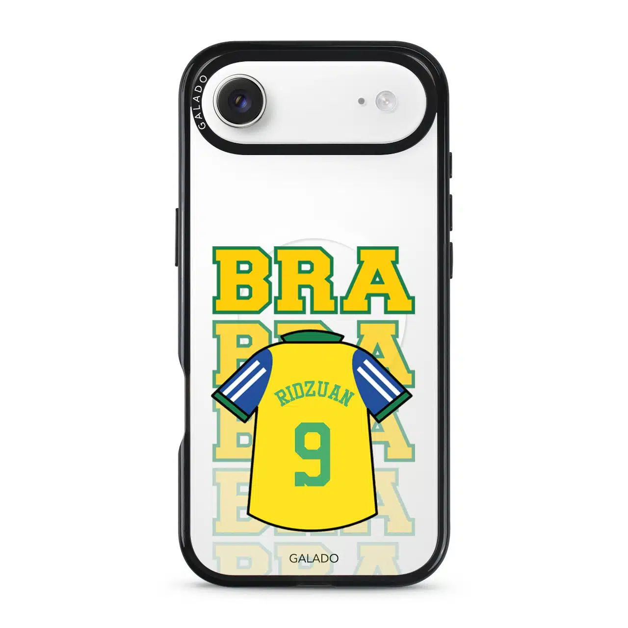 Goal Fever Brazil jersey phone case, personalise with your name and number (view 7)