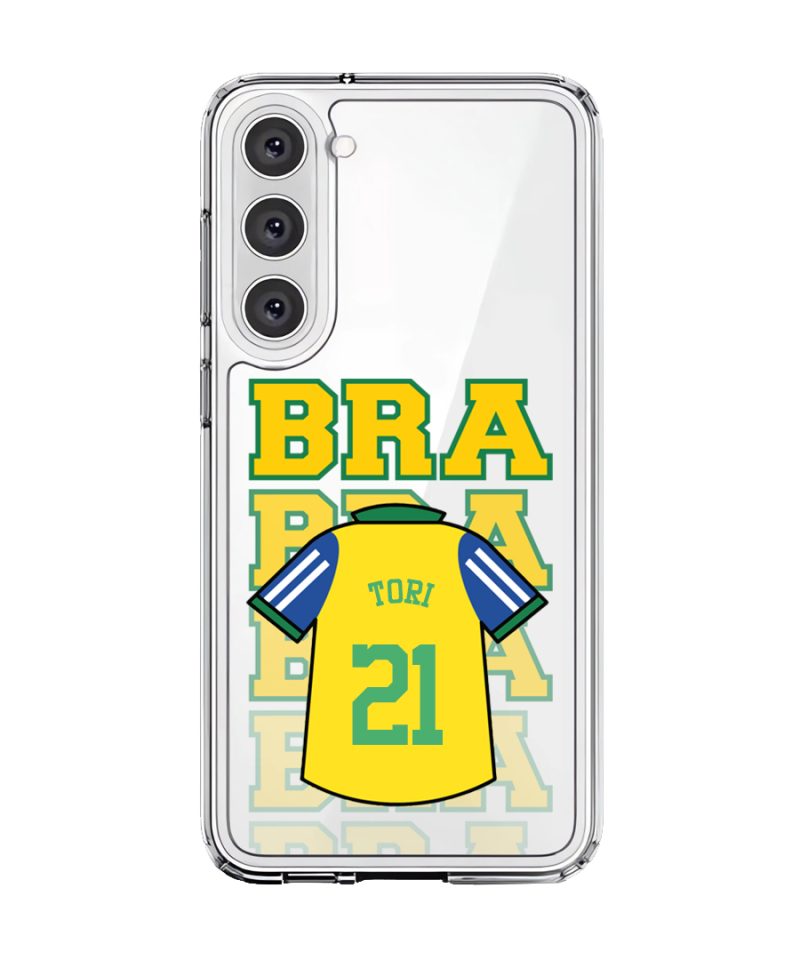 Goal Fever Brazil jersey phone case, personalise with your name and number (view 8)