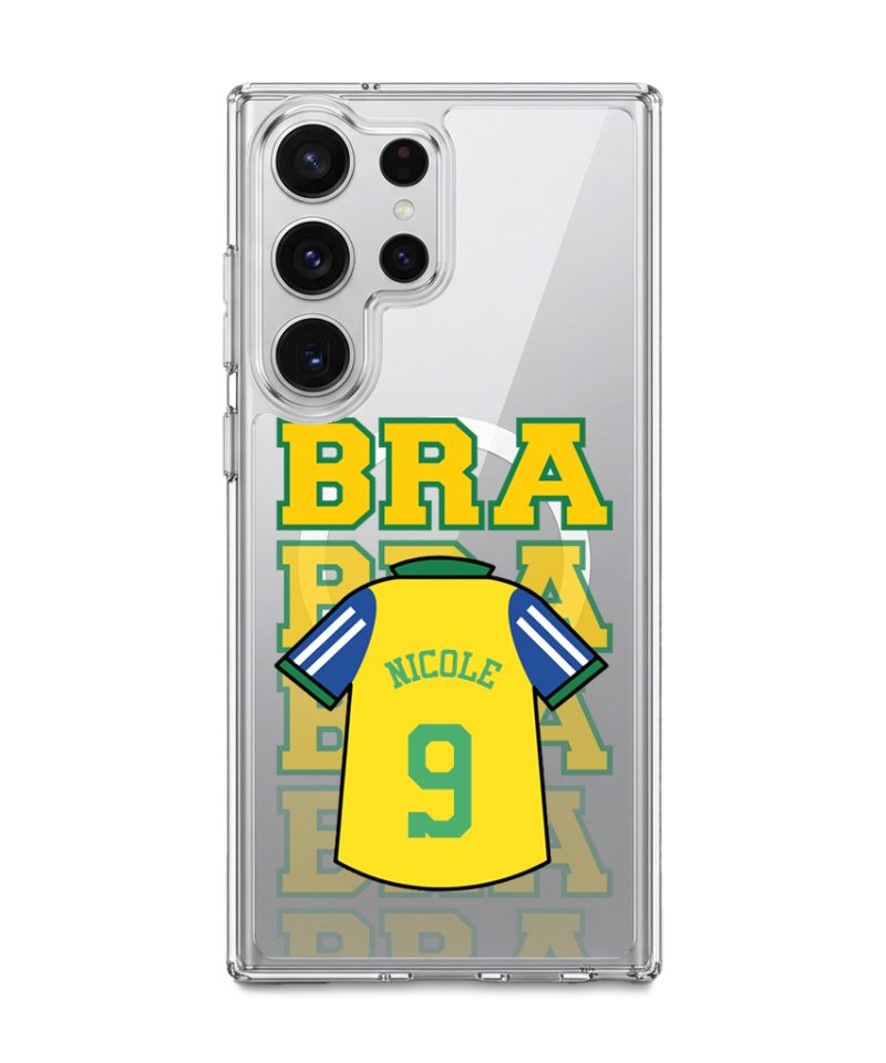 Goal Fever Brazil jersey phone case, personalise with your name and number (view 9)