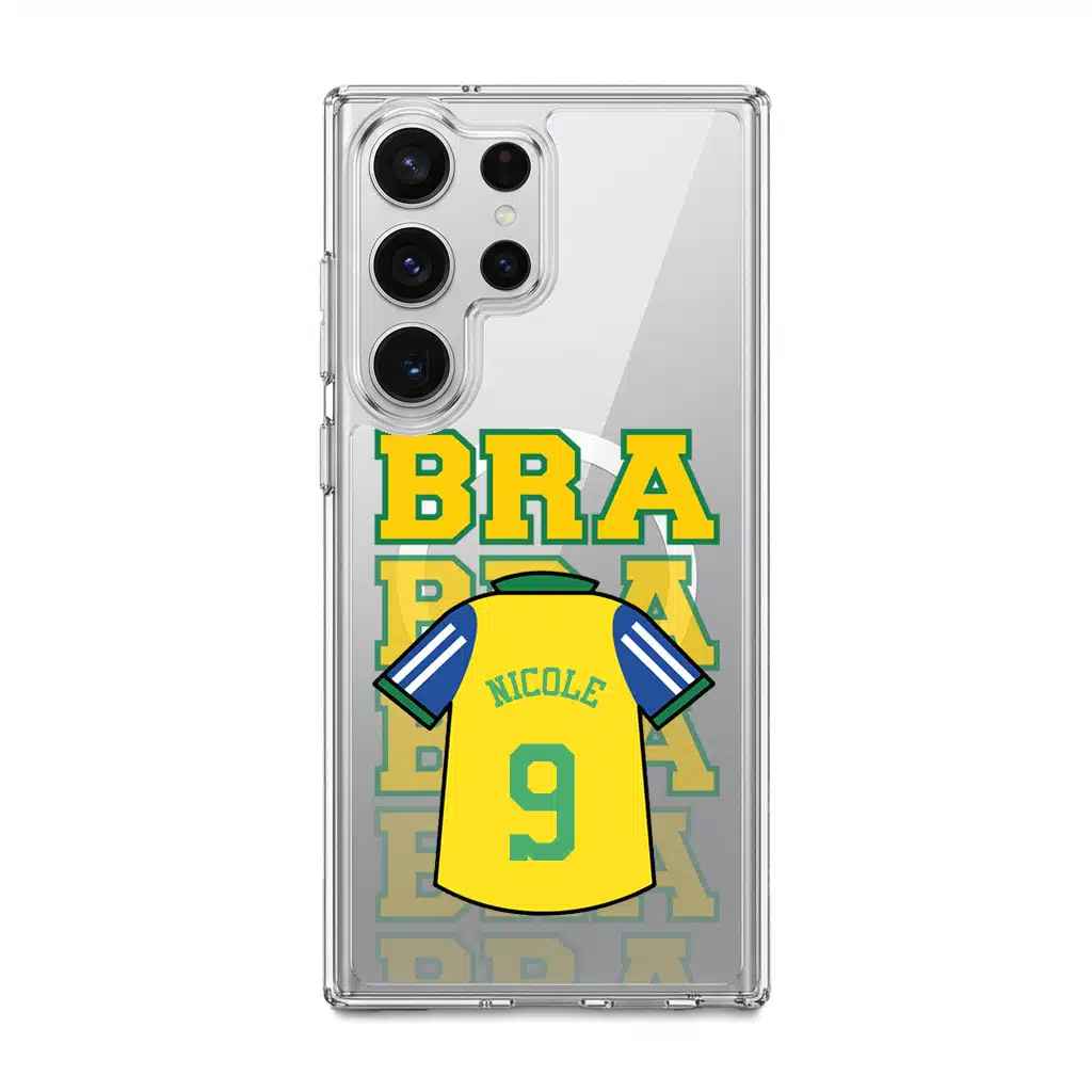 Goal Fever Brazil jersey phone case, personalise with your name and number (view 9)