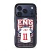 Goal Fever England jersey phone case - personalise with name and number (iPhone17-Pro-DeepBlue)