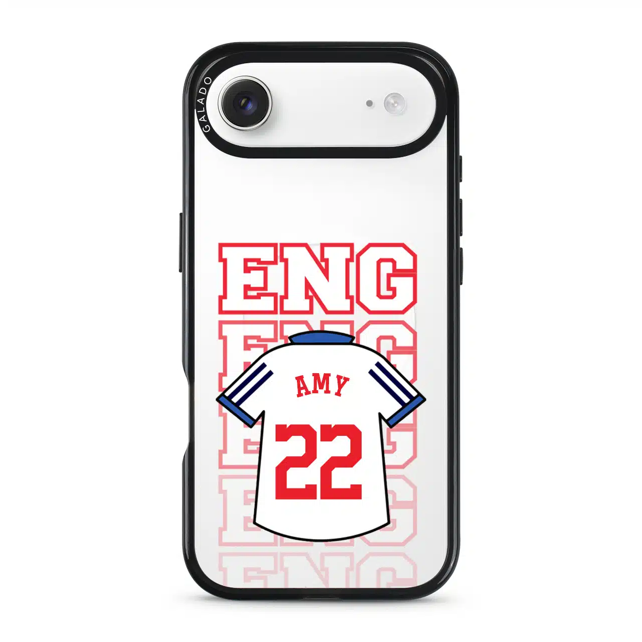 Goal Fever England jersey phone case - personalise with name and number (iPhone-Air-Front)