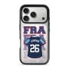Goal Fever France jersey phone case - personalise with name and number (iPhone17-Pro-Silver)