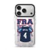 Goal Fever France jersey phone case - personalise with name and number (iPhone17-Pro-WhiteCase)