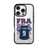 Goal Fever France jersey phone case - personalise with name and number (iPhone16 Pro-front)