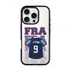 Goal Fever France jersey phone case - personalise with name and number (iPhone16 Pro-front)