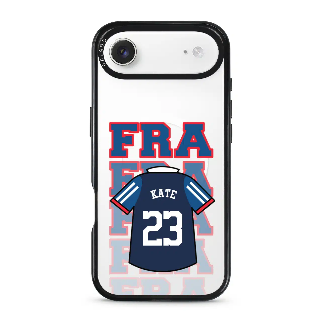Goal Fever France jersey phone case - personalise with name and number (iPhone-Air-Front)