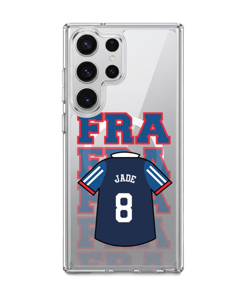 Goal Fever France jersey phone case - personalise with name and number (Samsung-S26Ultra)
