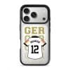 Goal Fever Germany jersey phone case - personalise with name and number (iPhone17-Pro-Silver)