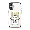 Goal Fever Germany jersey phone case - personalise with name and number (iPhone16-front)