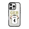Goal Fever Germany jersey phone case - personalise with name and number (iPhone16 Pro-front)