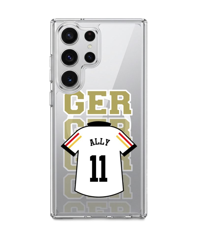 Goal Fever Germany jersey phone case - personalise with name and number (Samsung-S26Ultra)