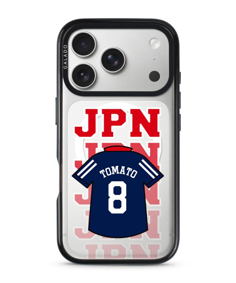 Goal Fever Japan jersey phone case - personalise with name and number (iPhone17-Pro-Silver)