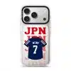 Goal Fever Japan jersey phone case - personalise with name and number (iPhone17-Pro-WhiteCase)