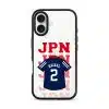 Goal Fever Japan jersey phone case - personalise with name and number (iPhone16-front)