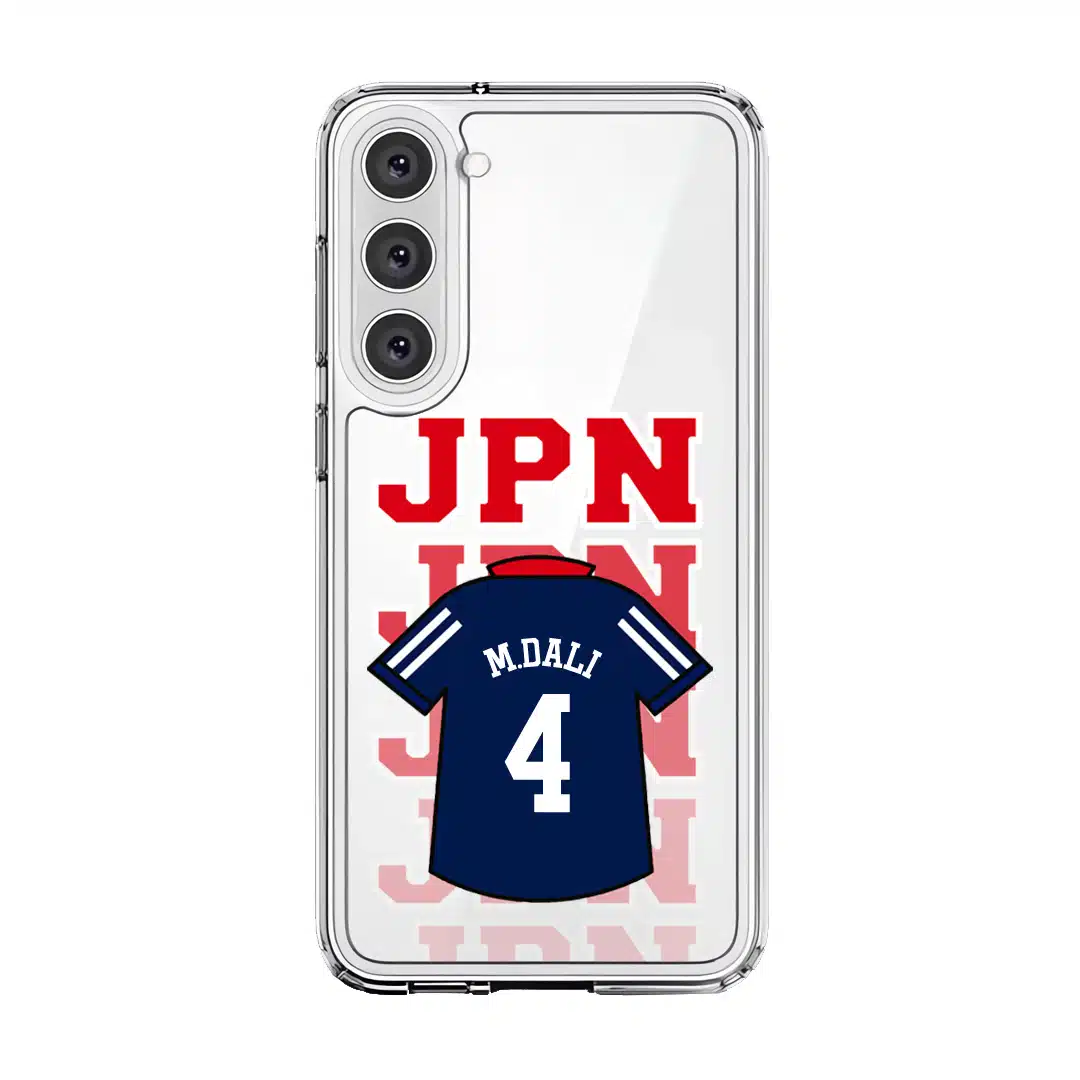 Goal Fever Japan jersey phone case - personalise with name and number (Samsung-Front)
