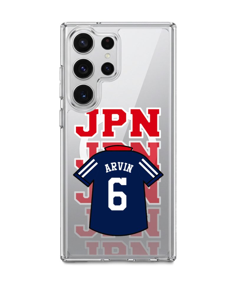 Goal Fever Japan jersey phone case - personalise with name and number (Samsung-S26Ultra)