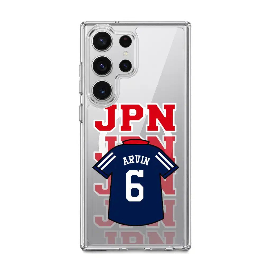 Goal Fever Japan jersey phone case - personalise with name and number (Samsung-S26Ultra)
