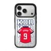 Goal Fever Korea jersey phone case - personalise with name and number (iPhone17-Pro-Silver)