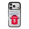 Goal Fever Korea jersey phone case - personalise with name and number (iPhone17-Pro-Silver)