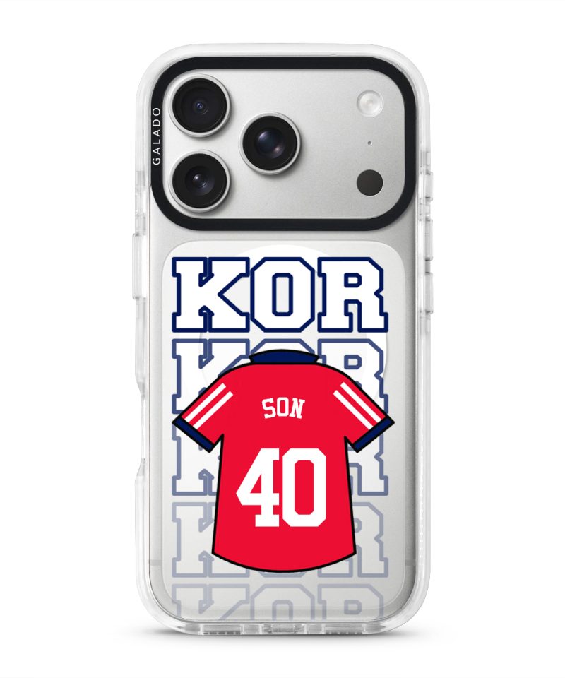 Goal Fever Korea jersey phone case - personalise with name and number (iPhone17-Pro-WhiteCase)