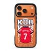 Goal Fever Korea jersey phone case - personalise with name and number (iPhone17-Pro-Orange)