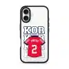 Goal Fever Korea jersey phone case - personalise with name and number (iPhone16-front)