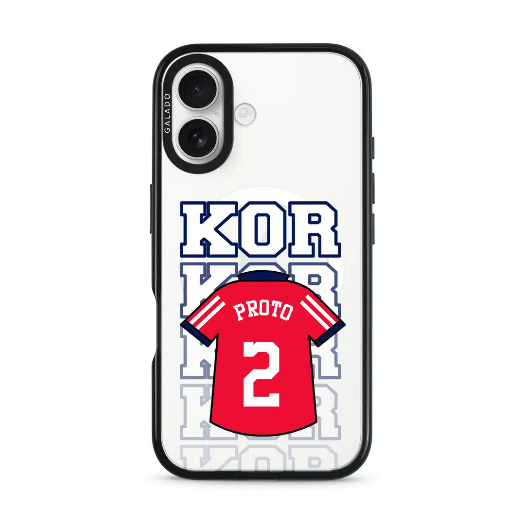 Goal Fever Korea jersey phone case - personalise with name and number (iPhone16-front)