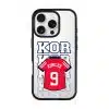 Goal Fever Korea jersey phone case - personalise with name and number (iPhone16 Pro-front)