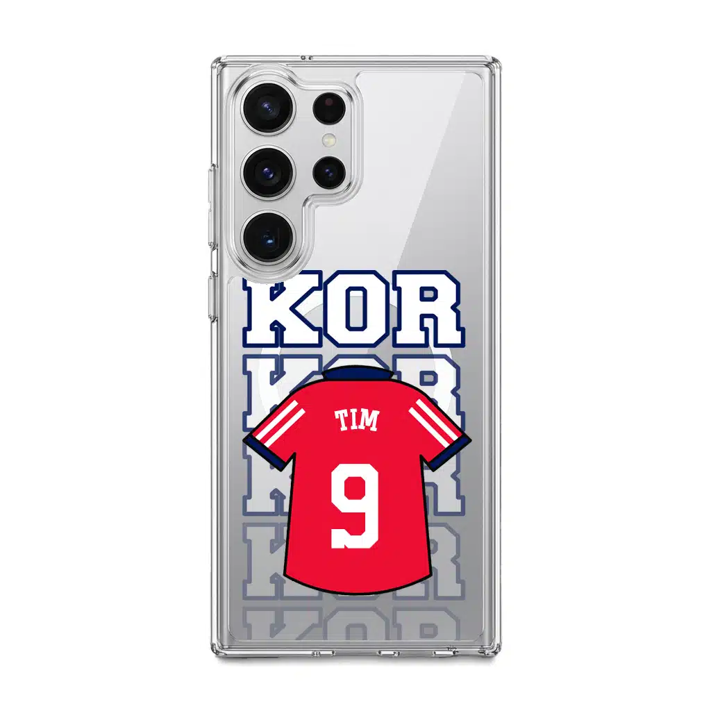Goal Fever Korea jersey phone case - personalise with name and number (Samsung-S26Ultra)
