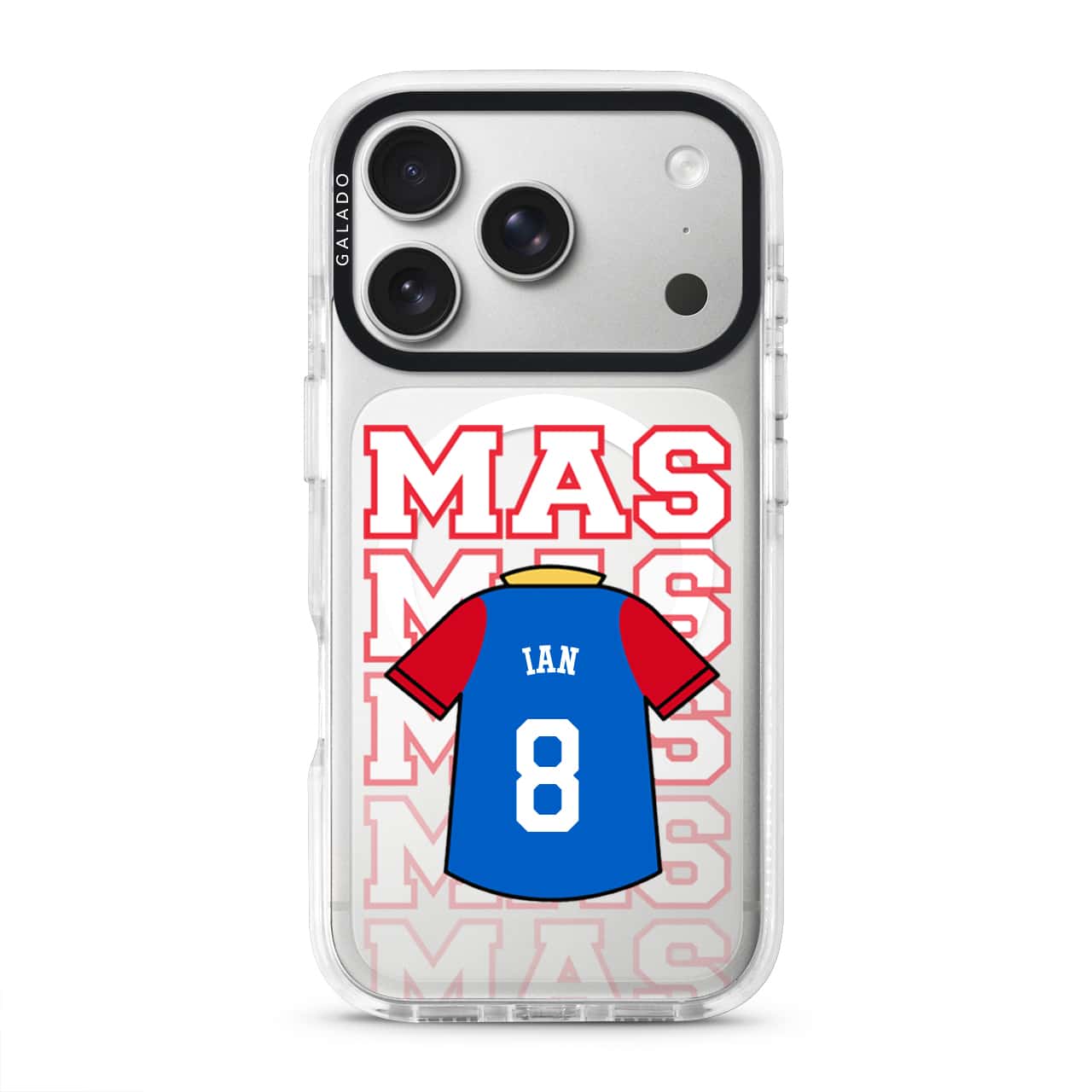 Goal Fever Malaysia (Away) jersey phone case, personalise with your name and number (view 2)
