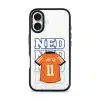 Goal Fever Netherlands jersey phone case - personalise with name and number (iPhone16-front)