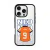 Goal Fever Netherlands jersey phone case - personalise with name and number (iPhone16 Pro-front)