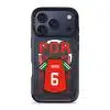 Goal Fever Portugal jersey phone case - personalise with name and number (iPhone17-Pro-DeepBlue)