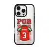 Goal Fever Portugal jersey phone case - personalise with name and number (iPhone16 Pro-front)